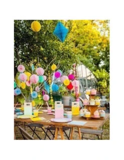 8 Petites Boules Papier Alvéolées Vert Menthe 10cms 7 8 Petites Boules Papier Alvéolées Vert Menthe 10cms -Déco Festive Soldes 8 petites boules papier alveolees vert menthe 10cms 3