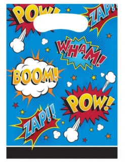 8 Pochettes Cadeaux Invités Super Héros