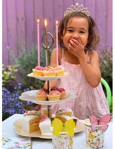 Baguette Papillon & Serre Tête Couronne Dorée 2 Baguette Papillon & Serre Tête Couronne Dorée – Image 2