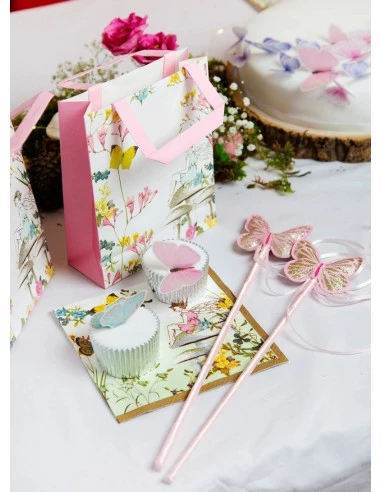 Baguette Papillon & Serre Tête Couronne Dorée 6 Baguette Papillon & Serre Tête Couronne Dorée – Image 6