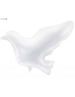 Ballon Colombe Blanche 77X66Cm