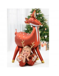Ballon Faon Noël 80x105cm 9 Ballon Faon Noël 80x105cm -Déco Festive Soldes ballon faon noel 80x105cm 3