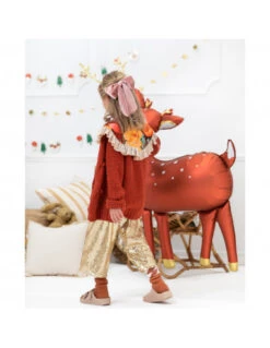 Ballon Faon Noël 80x105cm 10 Ballon Faon Noël 80x105cm -Déco Festive Soldes ballon faon noel 80x105cm 4