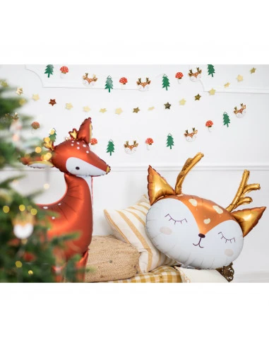 Ballon Faon Noël 80x105cm 6 Ballon Faon Noël 80x105cm – Image 6