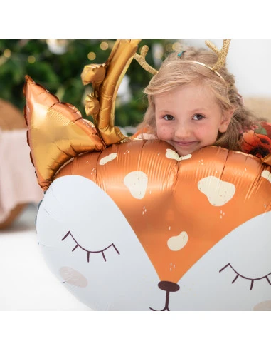 Ballon Mat Biche Noël 73x64cm 6 Ballon Mat Biche Noël 73x64cm – Image 6