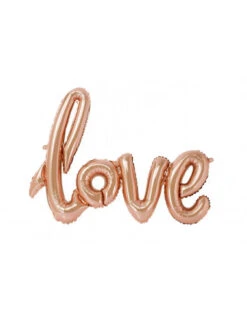 Ballon Métallique "Love" Rose Gold 75cmsX55cms