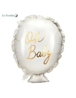 Ballon Oh Baby Beige En Aluminium