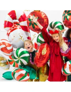 Ballon Père Noël En Aluminium 37x60 Cm