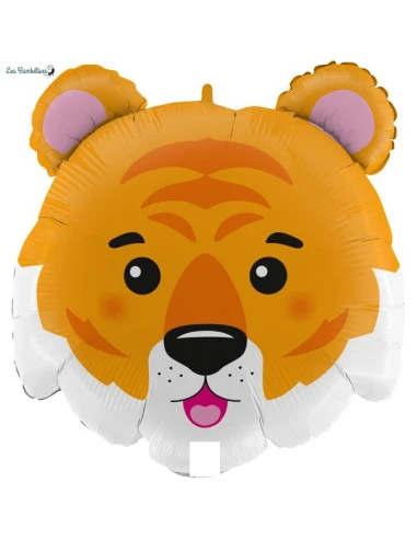 Ballon Tête De Tigre En Aluminium 71 Cms 1 Ballon Tête De Tigre En Aluminium 71 Cms