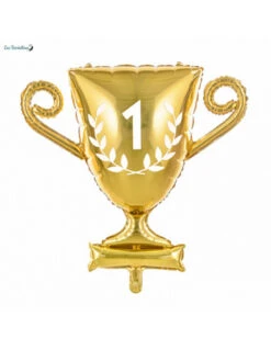 Ballon Trophée Or En Aluminium 64X61Cm