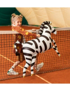 Ballon Zèbre Géant En Aluminium 100X82Cms -Déco Festive Soldes ballon zebre geant en aluminium 100x82cms 2