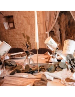 Bougeoir Sur Pied En Métal Rose Gold Mat 5 Bougeoir Sur Pied En Métal Rose Gold Mat -Déco Festive Soldes bougeoir sur pied en metal rose gold mat 2