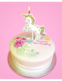 Bougie Anniversaire Licorne Arc En Ciel -Déco Festive Soldes bougie anniversaire licorne arc en ciel 3