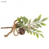Branche Imitation Feuillage Et Baies 15 Cms