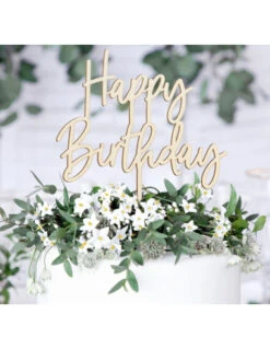 Cake Topper Happy Birthday Bois