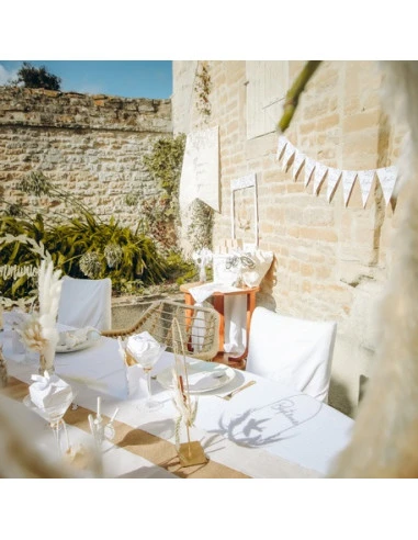 Cercle Métal Fleurs Séchées Baptême Ou Communion 4 Cercle Métal Fleurs Séchées Baptême Ou Communion – Image 4