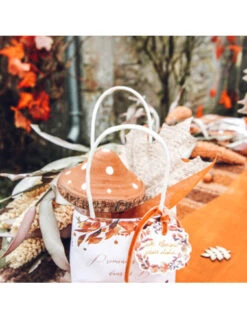 Champignon En Bois à Pois Blancs 7x9cms 7 Champignon En Bois à Pois Blancs 7x9cms -Déco Festive Soldes champignon en bois a pois blancs 7x9cms 3