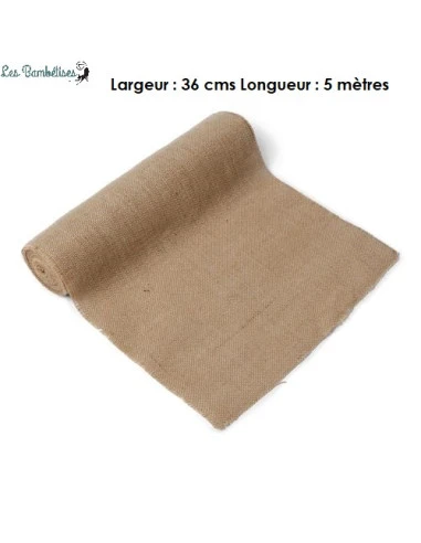 Chemin De Table En Jute 36cmsX5mètres 2 Chemin De Table En Jute 36cmsX5mètres – Image 2