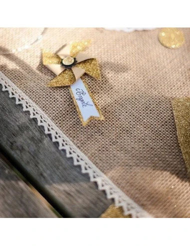 Chemin De Table Jute Bordure Macramé 28cmsX5M 2 Chemin De Table Jute Bordure Macramé 28cmsX5M – Image 2