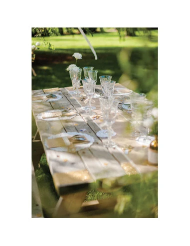 Chemin De Table Jute Bordure Macramé 28cmsX5M 3 Chemin De Table Jute Bordure Macramé 28cmsX5M – Image 3