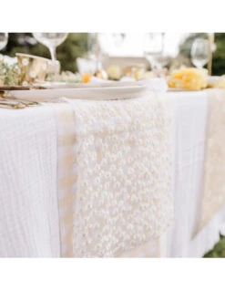 Chemin De Table Vichy Jaune Lin 28cmx5m 5 Chemin De Table Vichy Jaune Lin 28cmx5m -Déco Festive Soldes chemin de table vichy jaune lin 28cmx5m 2