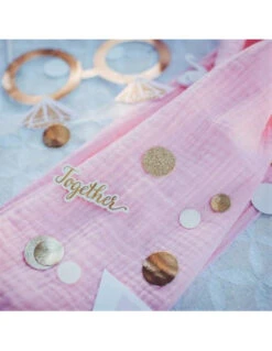 Confettis De Table Ivoires,Or Pailleté Et Brillant 5 Confettis De Table Ivoires,Or Pailleté Et Brillant -Déco Festive Soldes confettis de table ivoires or paillete et brillant 2