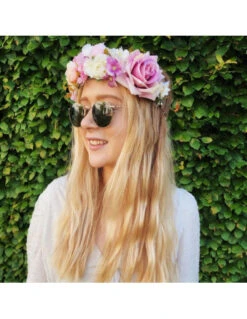 Couronne De Fleurs Pastels Evjf