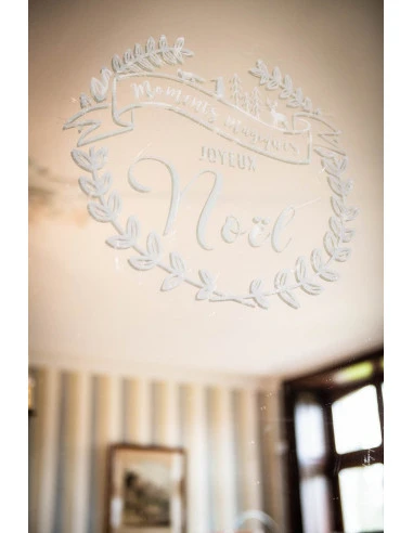 Décoration Fenêtre Joyeux Noel Electrostatique 1 Décoration Fenêtre Joyeux Noel Electrostatique