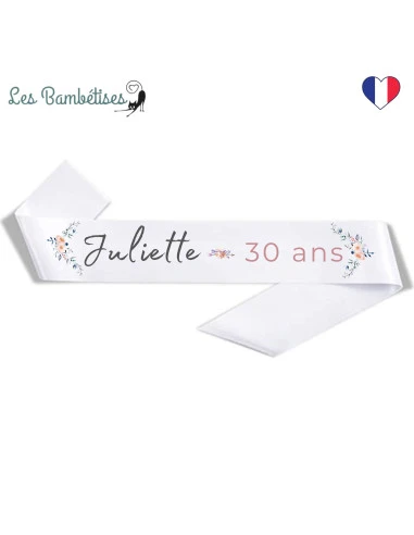 Echarpe Anniversaire 30 Ans Bohème Personnalisé 1 Echarpe Anniversaire 30 Ans Bohème Personnalisé
