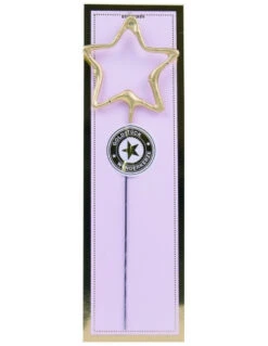 Bougie Magique Etoile Etincelle Dorée