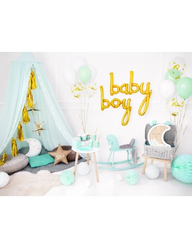 Guirlande 12 Pompons Tassels Dorés 4 Guirlande 12 Pompons Tassels Dorés – Image 4