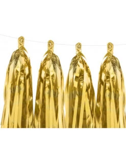 Guirlande 12 Pompons Tassels Dorés 10 Guirlande 12 Pompons Tassels Dorés -Déco Festive Soldes guirlande 12 pompons tassels dores 4