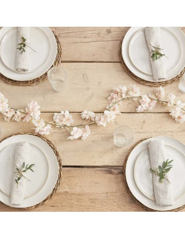 Guirlande Artificielle Fleurs De Cerisier Roses 2 Guirlande Artificielle Fleurs De Cerisier Roses – Image 2