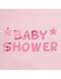 Guirlande Baby Shower Rose