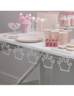 Guirlande Décorative Couronnes Argent