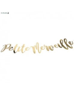 Guirlande Ecriture Petite Merveille Dorée