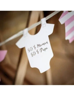 Guirlande En Papier 9 Bodies Bébé Rose Or 6 Guirlande En Papier 9 Bodies Bébé Rose Or -Déco Festive Soldes guirlande en papier 9 bodies bebe rose et dore 2