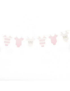 Guirlande En Papier 9 Bodies Bébé Rose Or 7 Guirlande En Papier 9 Bodies Bébé Rose Or -Déco Festive Soldes guirlande en papier 9 bodies bebe rose et dore 3