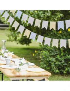 Guirlande Fanions Fleurs Pastels 6 Guirlande Fanions Fleurs Pastels -Déco Festive Soldes guirlande fanions fleurs pastels 2