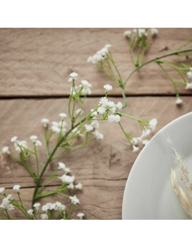 Guirlande Fleurs Artificielles Gypsophile Blanc 3 Guirlande Fleurs Artificielles Gypsophile Blanc – Image 3