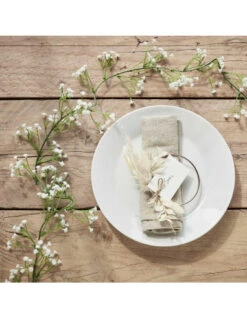 Guirlande Fleurs Artificielles Gypsophile Blanc