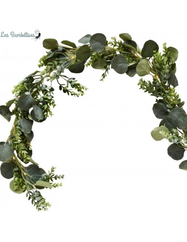 Guirlande Imitation Eucalyptus Avec Leds 3 Guirlande Imitation Eucalyptus Avec Leds – Image 3