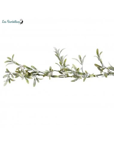 Guirlande Imitation Gui Givré De Noël 1.5M 1 Guirlande Imitation Gui Givré De Noël 1.5M