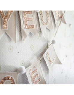 Guirlande Joyeux Noel Lin Et Paillettes Cuivre 7 Guirlande Joyeux Noel Lin Et Paillettes Cuivre -Déco Festive Soldes guirlande joyeux noel lin et paillettes cuivre 3