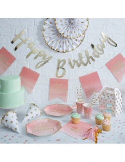 Guirlande Lettres Dorées Ecriture Happy Birthday -Déco Festive Soldes guirlande lettres dorees ecriture happy birthday 2