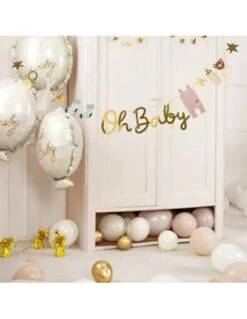 Guirlande Oh Baby 2,5 M Baby Shower Mixte -Déco Festive Soldes guirlande oh baby 2 5 m baby shower mixte 2
