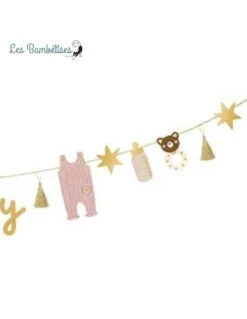 Guirlande Oh Baby 2,5 M Baby Shower Mixte -Déco Festive Soldes guirlande oh baby 2 5 m baby shower mixte 4