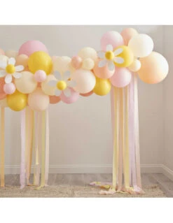 Kit Arche 70 Ballons Marguerite Pastel