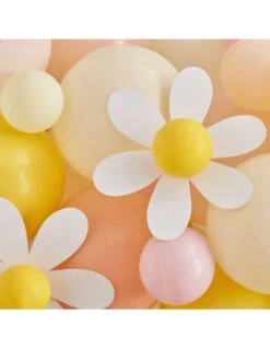 Kit Arche 70 Ballons Marguerite Pastel -Déco Festive Soldes kit arche 70 ballons marguerite pastel 3