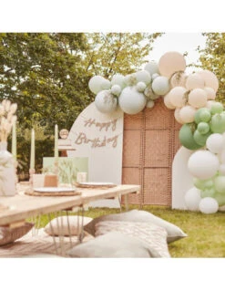 Kit Arche 70 Ballons Vert Eucalyptus & Ivoire 6 Kit Arche 70 Ballons Vert Eucalyptus & Ivoire -Déco Festive Soldes kit arche 70 ballons vert eucalyptus ivoire 2